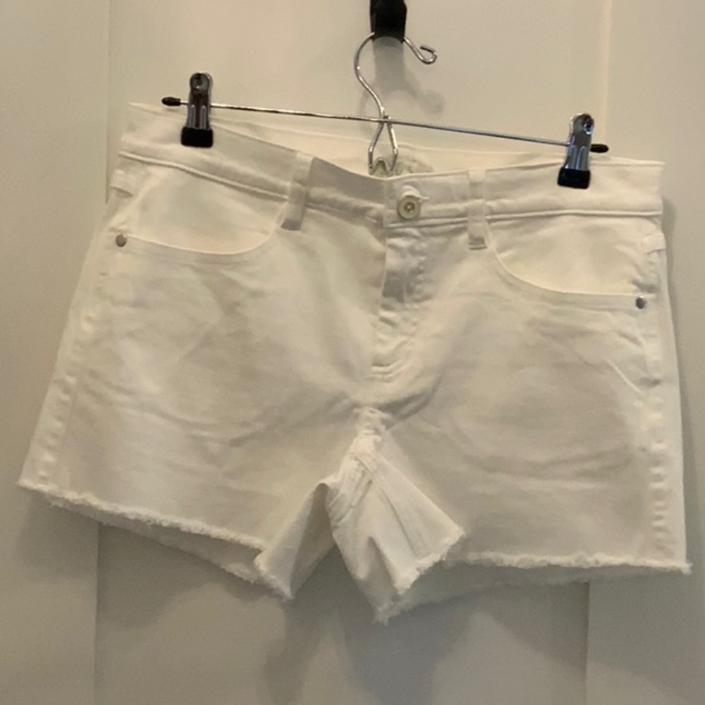 Spartina 449 White Denim Shorts NEW w/o Tags Size 6